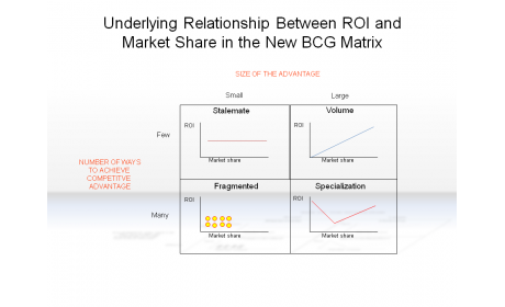 Underlying Relationship between ROI and Market Share in the New BCG Matrix