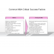 Common M&A Critical Success Factors