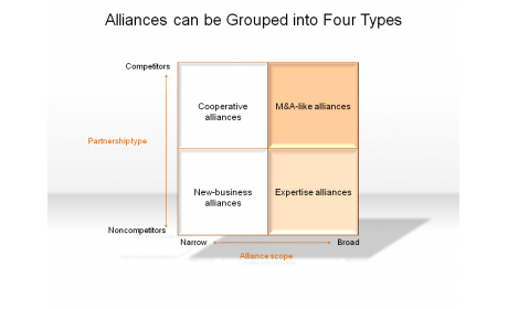 Alliances can be Grouped into Four Types