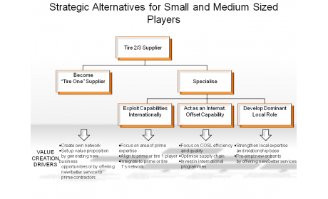 Strategic Alternatives for Small and Medium Sized Players