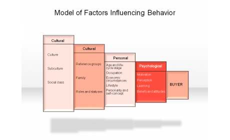 Model of Factors Influencing Behavior
