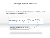 Valuing Common Stocks III