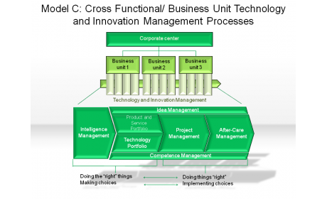 Model C: Cross Functional/ Business Unit Technology and Innovation Management Processes 