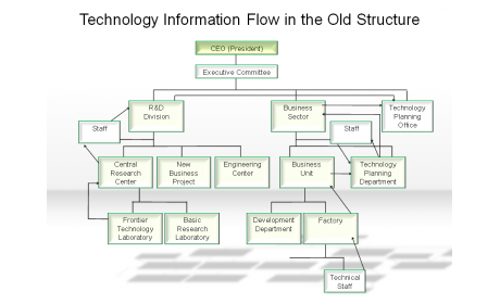 Technology Information Flow in the Old Structure