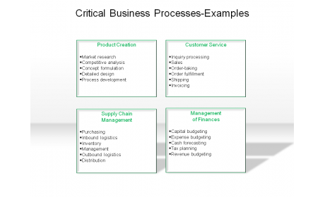 Critical Business Processes-Examples