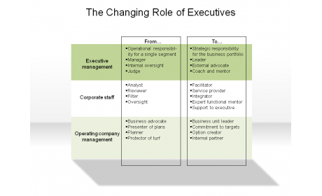 The Changing Role of Executives