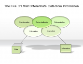 The Five C's that Differentiate Data from Information