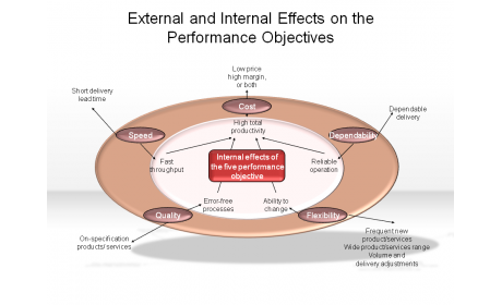 External and Internal Effects on the Performance Objectives
