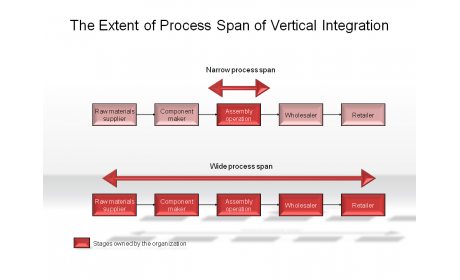 The Extent of Process Span of Vertical Integration