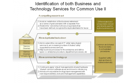 Identification of both Business and Technology Services for Common Use II