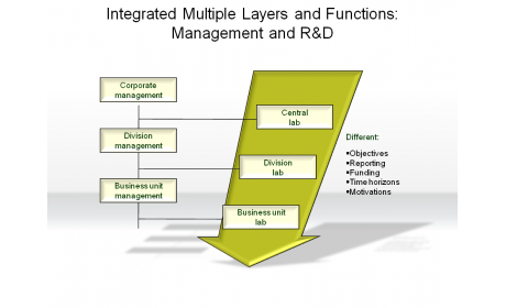 Integrated Multiple Layers and Functions: Management and R&D
