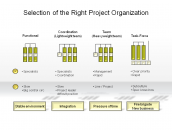 Selection of the Right Project Organization