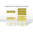 Central Issues in Entrepreneurial Finance