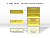 Central Issues in Entrepreneurial Finance